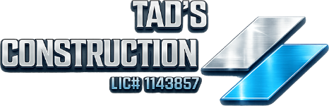 Tad's Construction Inc. - licensed California contractor, CSLB 1143857